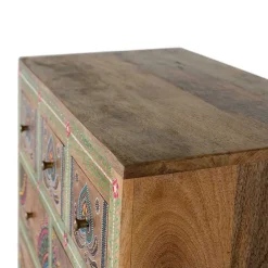 Wohnen Boho Style Möbel|Orientalische Möbel*Ethno Style Highboard handbemalt - Azua
