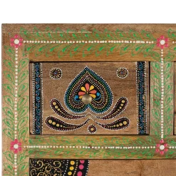 Wohnen Boho Style Möbel|Orientalische Möbel*Ethno Style Highboard handbemalt - Azua