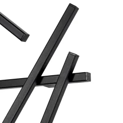 Wohnen Garderoben|Garderoben*Extravagante Wandgarderobe in Schwarz - Volkma