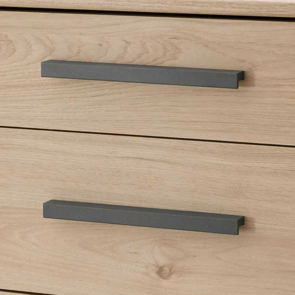 Wohnen Graue Möbel|Schlafzimmer Komplett*Factory Schlafzimmer Einrichtung Set - Licruva (vierteilig)