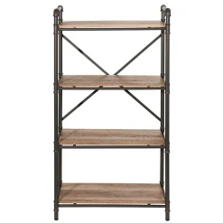 Wohnen Esszimmerregale|Regale*Factory Style Regal in verwitterter Holz Optik - Nenvia