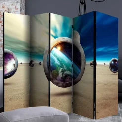 Wohnen Paravents|Wohnzimmer-Regale*Faltbare Foto Trennwand mit Fantasy Motiv - Etterna