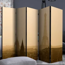 Wohnen Wohnzimmer-Regale|Paravents*Faltbare Trennwand - Eiffelturm Dämmerung - Defency