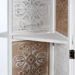 Wohnen Wohnzimmer-Regale|Shabby Chic Möbel*Faltbarer Paravent - auch als Regal nutzbar - Varese