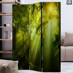 Wohnen Paravents*Faltbarer Paravent Wald & Sonne - Pulany