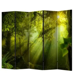 Wohnen Paravents*Faltbarer Paravent Wald & Sonne - Pulany