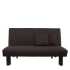 Wohnen Schlafsofas*Faltsofa in Dunkelbraun Stoff - Satorinu