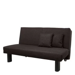 Wohnen Schlafsofas*Faltsofa in Dunkelbraun Stoff - Satorinu