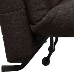 Wohnen Schlafsofas*Faltsofa in Dunkelbraun Stoff - Satorinu