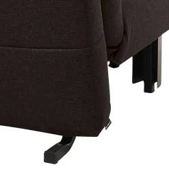 Wohnen Schlafsofas*Faltsofa in Dunkelbraun Stoff - Satorinu