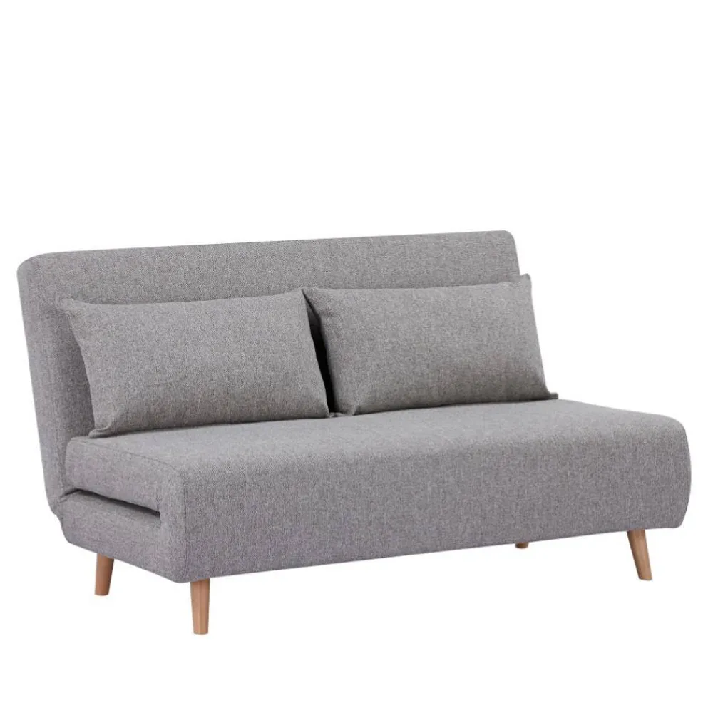 Wohnen Sofas|Sofa*Faltsofa in Grau und Birke - Lucas