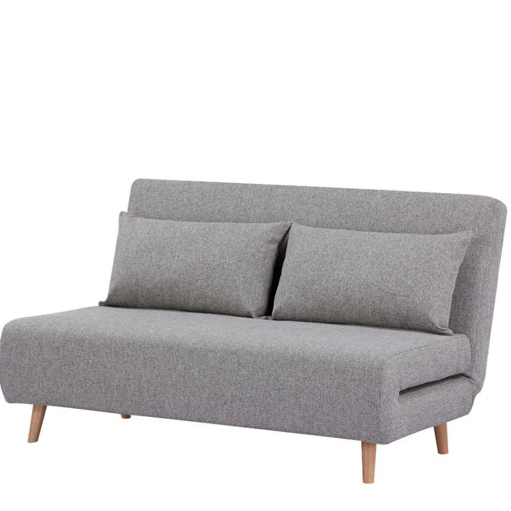 Wohnen Sofas|Sofa*Faltsofa in Grau und Birke - Lucas