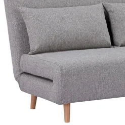 Wohnen Sofas|Sofa*Faltsofa in Grau und Birke - Lucas