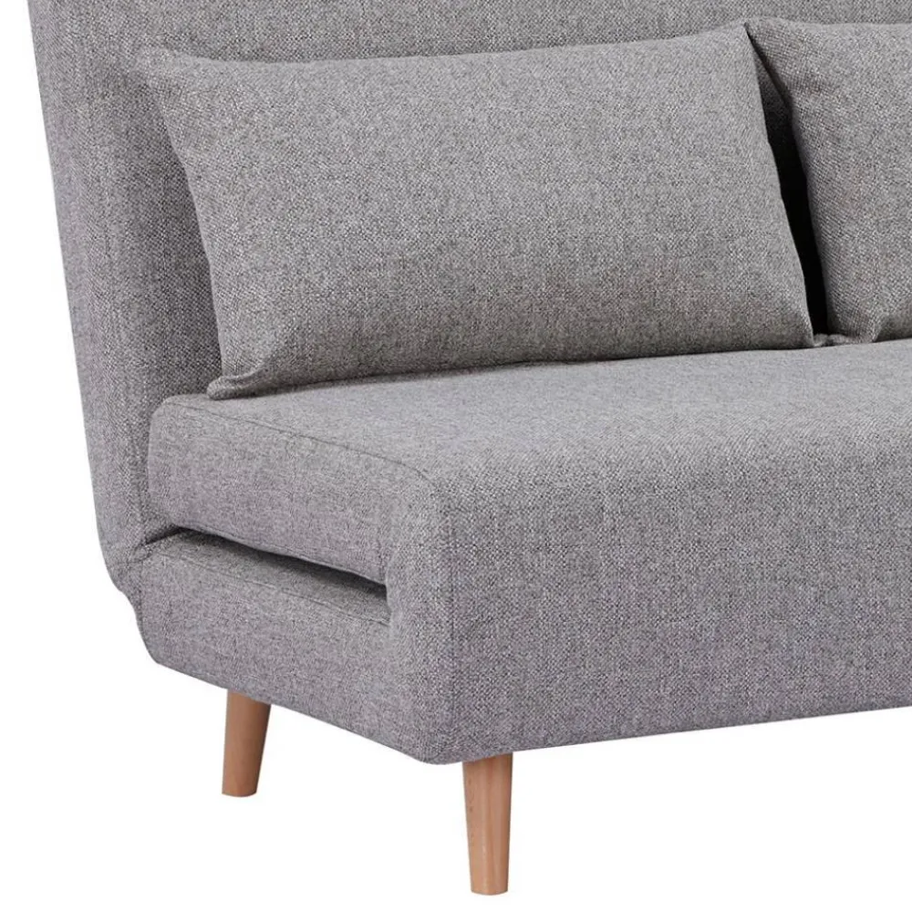 Wohnen Sofas|Sofa*Faltsofa in Grau und Birke - Lucas