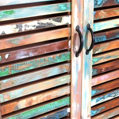 Wohnen Garderoben|Garderoben*Farbenfrohe Flureinrichtung im Shabby Chic - Vosbadus (vierteilig)