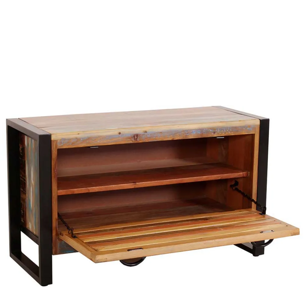 Wohnen Garderoben|Garderoben*Farbenfrohe Flureinrichtung im Shabby Chic - Vosbadus (vierteilig)