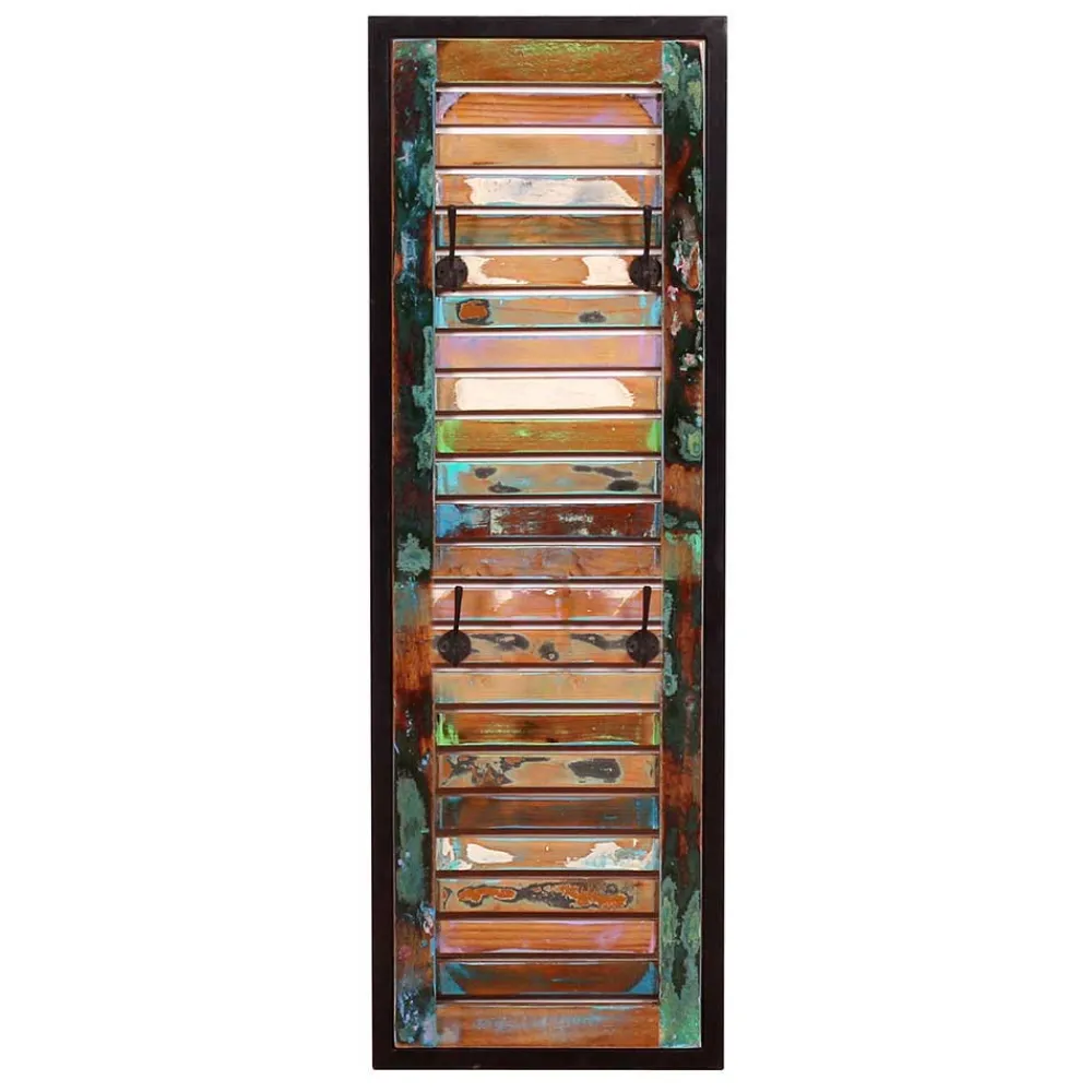 Wohnen Garderoben|Garderoben*Farbenfrohe Flureinrichtung im Shabby Chic - Vosbadus (vierteilig)