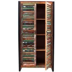 Wohnen Garderoben|Garderoben*Farbenfrohe Flureinrichtung im Shabby Chic - Vosbadus (vierteilig)