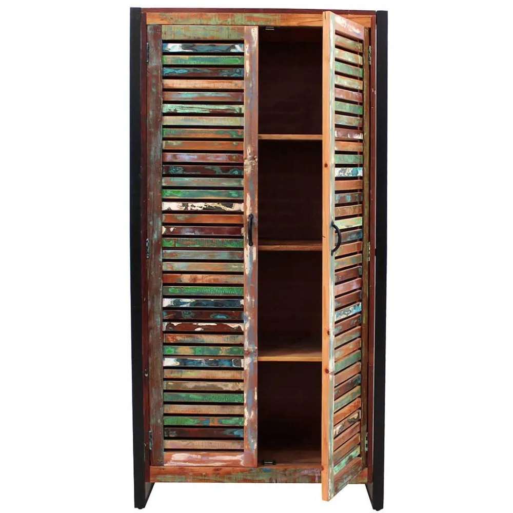 Wohnen Garderoben|Garderoben*Farbenfrohe Flureinrichtung im Shabby Chic - Vosbadus (vierteilig)