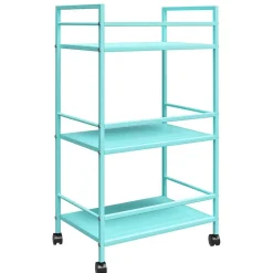 Wohnen Farbenfroher Servierwagen in Mint Grün - Snytato