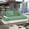 Wohnen Schlafsofas*Federkern Bettsofa in Hellgrün und Weiß - Jeanys