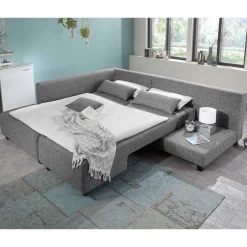 Wohnen Sofas|Sofa*Federkern Eckcouch mit Schlaffunktion - Roseanna