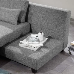 Wohnen Sofas|Sofa*Federkern Eckcouch mit Schlaffunktion - Roseanna