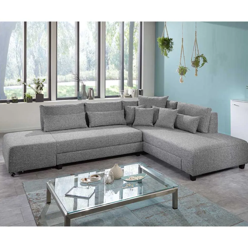 Wohnen Sofas|Sofa*Federkern Eckcouch mit Schlaffunktion - Roseanna
