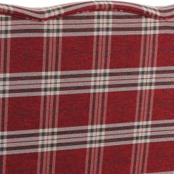 Wohnen Federkern Küchensofa in Rot kariert - Sinael