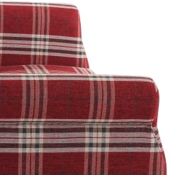 Wohnen Federkern Küchensofa in Rot kariert - Sinael