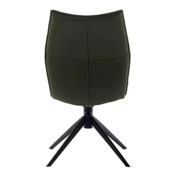 Wohnen Federkern Lederstühle in Oliv Grün - Synfrunia (2er Set)