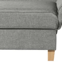 Wohnen Sofas|Sofa*Federkern Polsterliege in Hellgrau mit Buche - Zadella