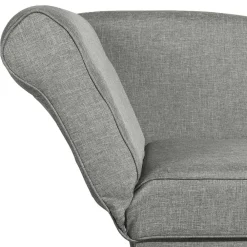 Wohnen Sofas|Sofa*Federkern Polsterliege in Hellgrau mit Buche - Zadella