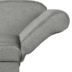 Wohnen Sofas|Sofa*Federkern Polsterliege in Hellgrau mit Buche - Zadella