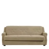 Wohnen Schlafsofas*Federkern Schlafsofa aus Flockstoff in Beige - Mabu