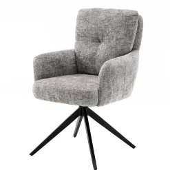 Wohnen Wohnzimmerstühle*Federkern-Polsterstuhl mit Armlehnen - Castilla (2er Set)