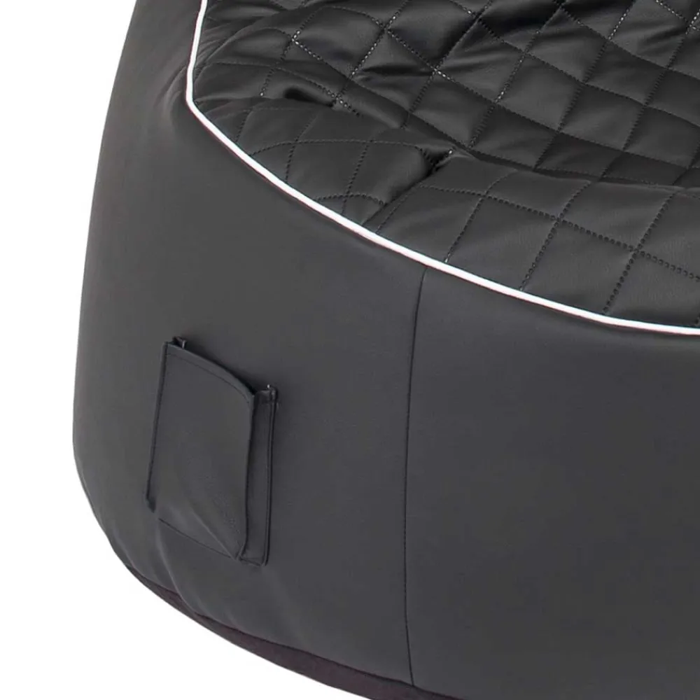 Kinder Wohnen Fernseh Sitzsack Marosso in Schwarz