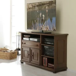 Wohnen Tv & Hifi-Möbel|Tv & Hifi-Möbel*Fernseher Unterschrank in Walnussfarben - Manicos