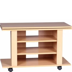 Wohnen Tv & Hifi-Möbel|Tv & Hifi-Möbel*Fernsehtisch auf Rollen mit drehbarer Platte - Sonition