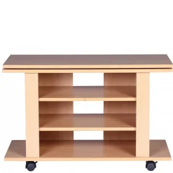 Wohnen Tv & Hifi-Möbel|Tv & Hifi-Möbel*Fernsehtisch auf Rollen mit drehbarer Platte - Sonition