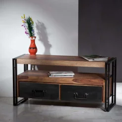 Wohnen Fernsehtisch Mendoza aus Akazie Massivholz