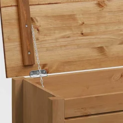 Wohnen Flachdeckel Truhe aus Kiefer Massivholz - Cabressan