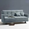 Wohnen Sofas|Sofa*Flachgewebe Bettcouch in Hellblau - Zitizen