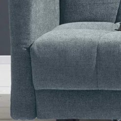 Wohnen Sofas|Sofa*Flachgewebe Bettcouch in Hellblau - Zitizen
