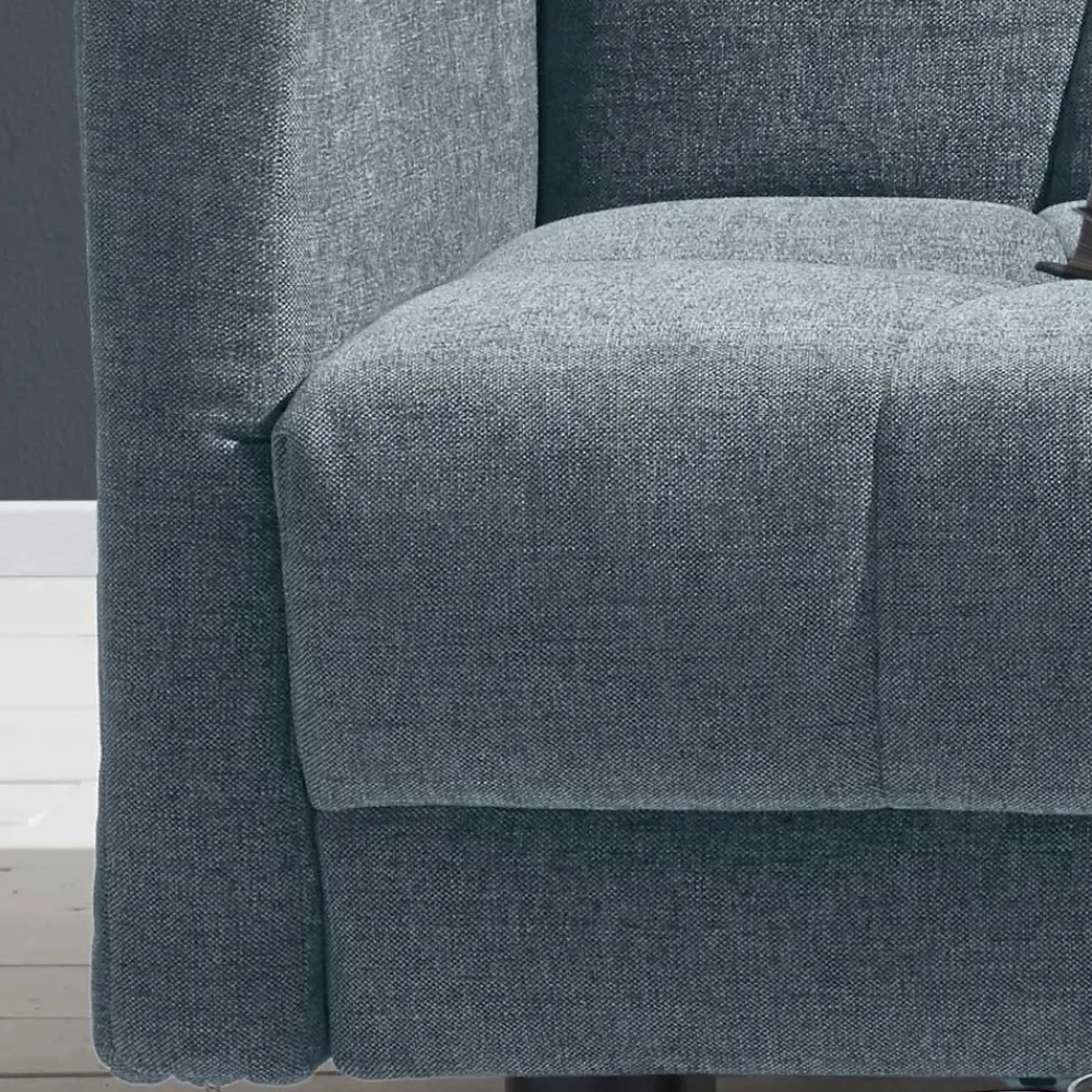 Wohnen Sofas|Sofa*Flachgewebe Bettcouch in Hellblau - Zitizen
