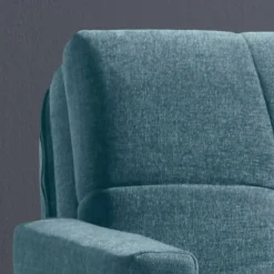 Wohnen Flachgewebe Bettcouch in Petrol Blau - Vlatkura