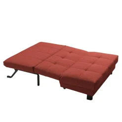 Wohnen Schlafsofas|Sofas*Flachgewebe Schlafsofa in Dunkelrot - Ciabeta