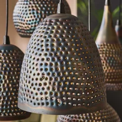 Wohnen Braune Möbel|Lampen & Leuchten*7-flammige Hängelampe - diverse Schirm Formen - Sempragos