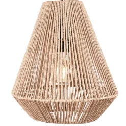 Wohnen 2-flammige Pendelleuchte aus Jute Natur - Navugada