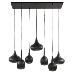 Wohnen 7-flammige Pendelleuchte aus Metall - Feixon